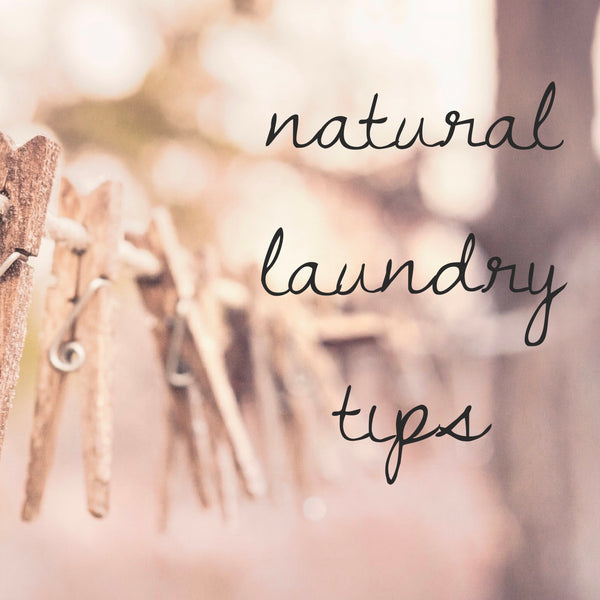 Natural Laundry Tips