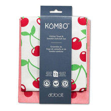 Cherries Dishcloth & Kitchen Towel Set