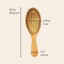 Bamboo Paddle Hairbrush | Round |