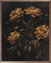 Dark Orange Florals