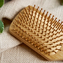 Bamboo Paddle Hairbrush - Square