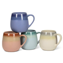 Ombre Glaze Belly Mug-Green-15oz