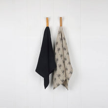 Tea Towel Set/2 Honey Bee - Taupe/Charcoal