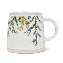 Wide Base Mug w/Cedar Branches