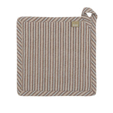 Pot Holder - Seersucker - Brown