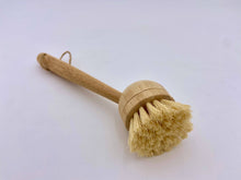 Bamboo Long Handle Curved Top, Dish Brush