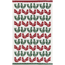 Folk Forest Christmas Floursack Dishtowels Set of 3