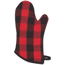 Buffalo Check Red Oven Mitt