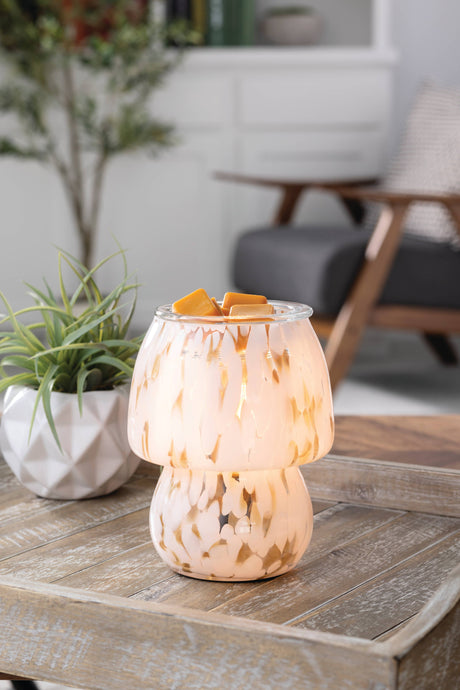 Art Glass Lamp Vintage Bulb Illumination Fragrance Warmer