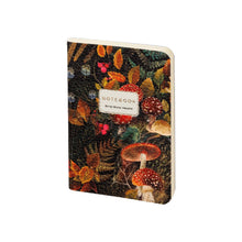Vegan Leather Notebook - Forest Mushrooms