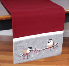 Chickadees Table Runner 14x36
