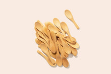 Bamboo Body Scrub Spoon , Mini Rounded Paddle
