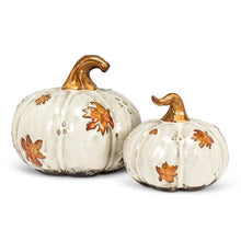 Large Falling Leaves Pumpkin
