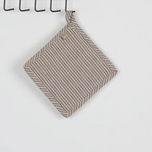 Pot Holder - Seersucker - Brown