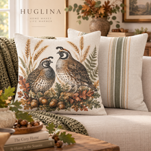 Fall Birds Throw Pillow 18x18