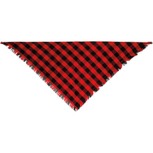 Buffalo Check Medium Pet Bandana Set