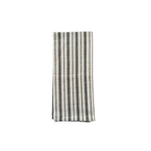 Coastal Stripe Dark shadow - Midnight Kitchen Dish Towels