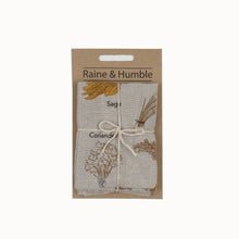 Tea Towels Set, Herbs Mustard