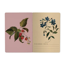 Notebook - Forest Flowers on White