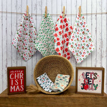 Coffee And Mistletoe Waffle Washcloth