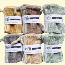 Earthtone Hand-Dyed Hemp Exfoliating Washcloth