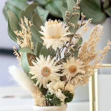 Ivory Strawflower Delicate Mini Bouquet