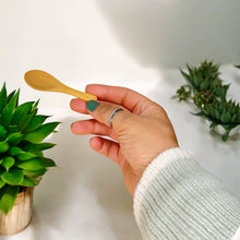 Bamboo Body Scrub Spoon , Mini Rounded Paddle