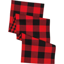 Red & Black Buffalo Check Table Runner