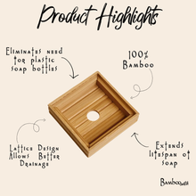 Bamboo Soap Bar Holder