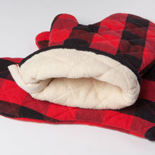 Buffalo Check Red Oven Mitt