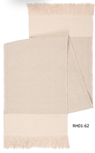 Basket Weave Table Runner - Taupe - 60" L