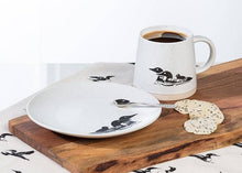 Wide Base Mug with Loons, 14 oz