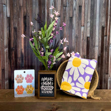 Spring Daisies Brocade Waffle Tea Towels