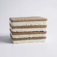 100% Plant-Based Kitchen Sponge | Coconut & Walnut Scrubber