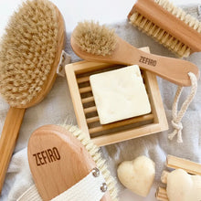 Deep wooden square soap dish