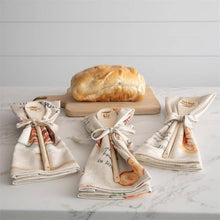 Wooden Spoon And Towel Gift Set - Sourdough