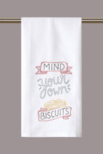 Mind Your Own Biscuits Embroidered Kitchen Towel