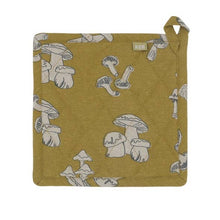 Pot Holder - Mushroom - Mustard
