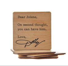 Dear Jolene - Funny Coasters