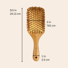 Bamboo Paddle Hairbrush - Square