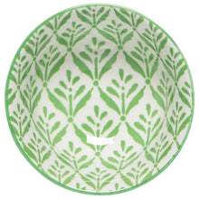 Green Leaf Stamped Bowl 3.5 inch