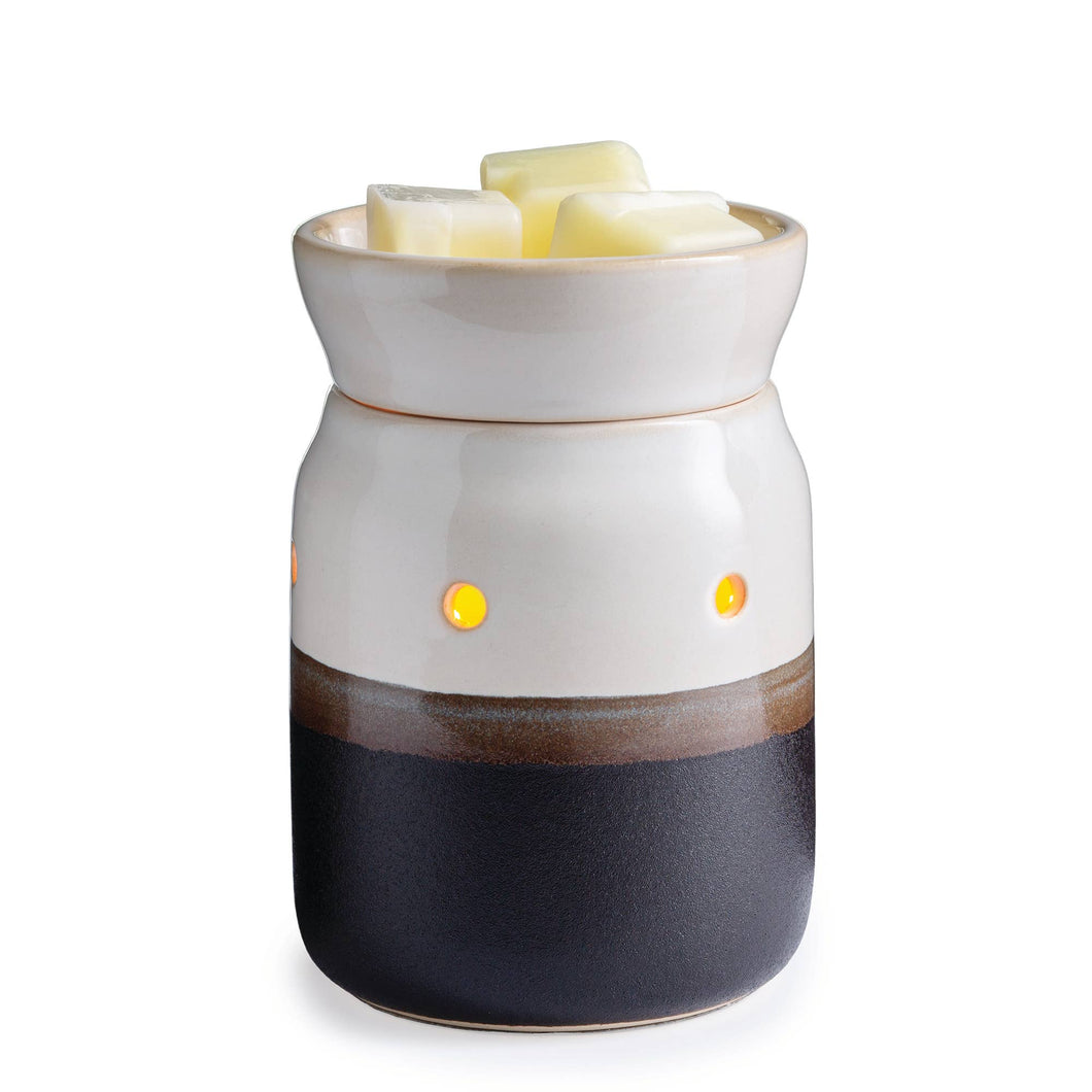 Midsize Illumination Fragrance Warmer- Ivory & Iron