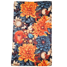 Fall Flower Blossom Kitchen Waffle Towels