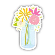 Watercolor Flowers In Vase Sticker