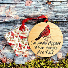 Red Christmas Cardinals Waffle Washcloth