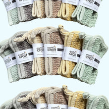 Earthtone Hand-Dyed Hemp Exfoliating Washcloth
