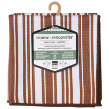 Chestnut Brown Recycled Microfibre Dishcloths Set of 2