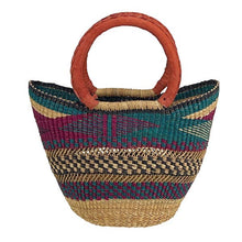 African Bolga Baskets: Open Weave Mini Tote