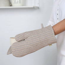 Oven Glove Seer Sucker - Rust
