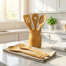 Bamboo Kitchen Utensils Holder